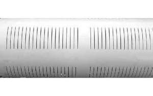 Bedrock Enterprises 10 x 4 in. PVC Schedule 40 Slotted Pipe.